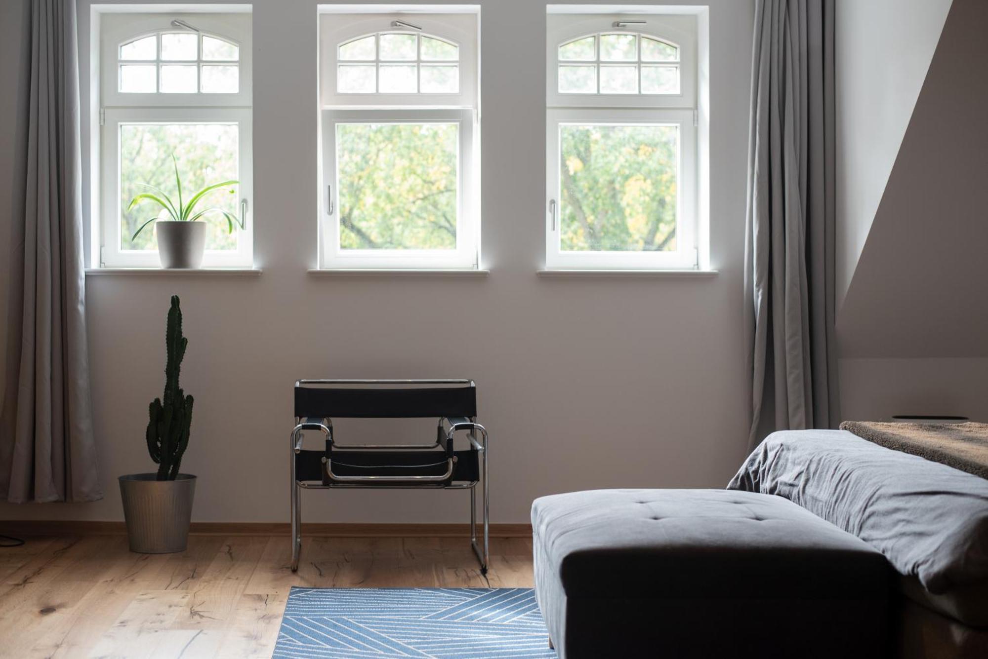 Apartment Mit Parkblick & Massagestuhl ไลป์ซิก ภายนอก รูปภาพ
